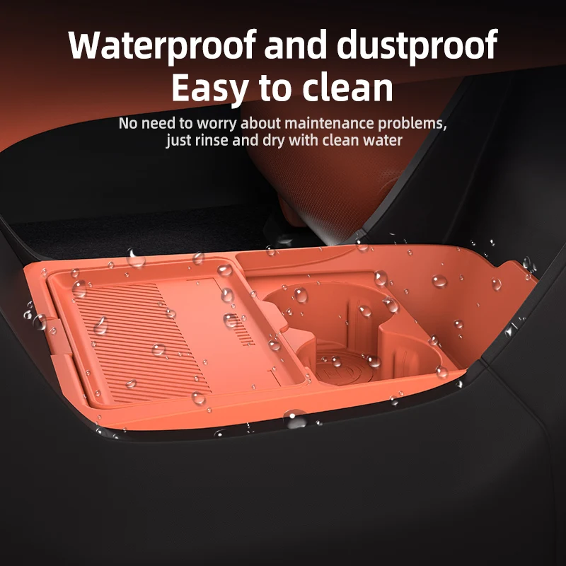 Car Organizer - Tapis organisateur en silicone pour console