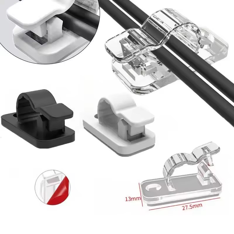 Car Cable Organizer - Pinces adhésives pour câbles, organisateurs de