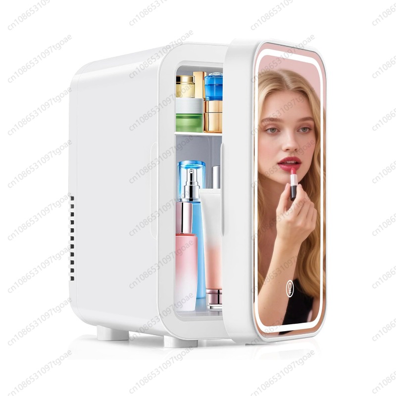 Car Mirror - Mini-réfrigérateur 6L à LED avec miroir,