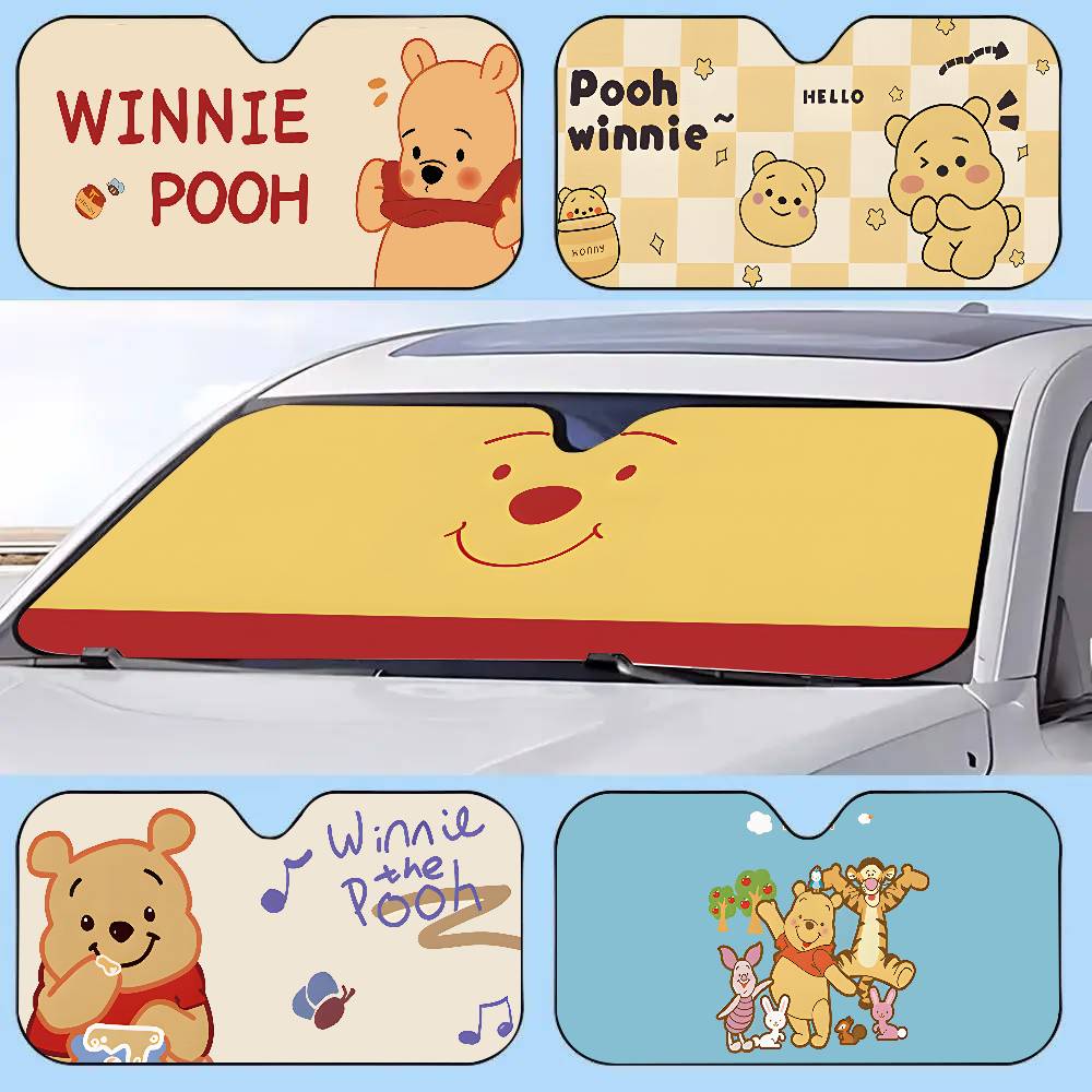 Windshield Sun Shade - W-Winnies-The-P-Poohs Pare-soleil de voiture Pare-soleil de