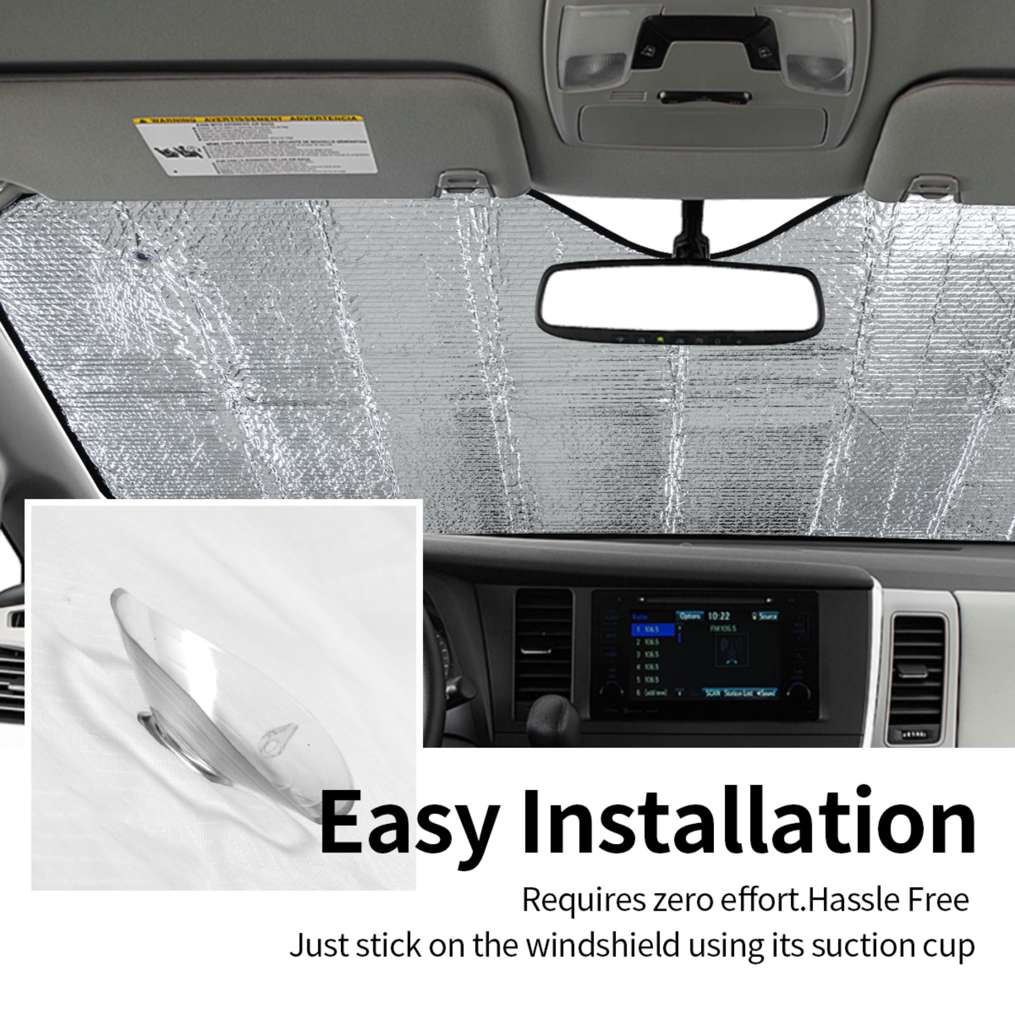 Pare-soleil pour pare-brise de - Windshield Sun Shade avis et prix