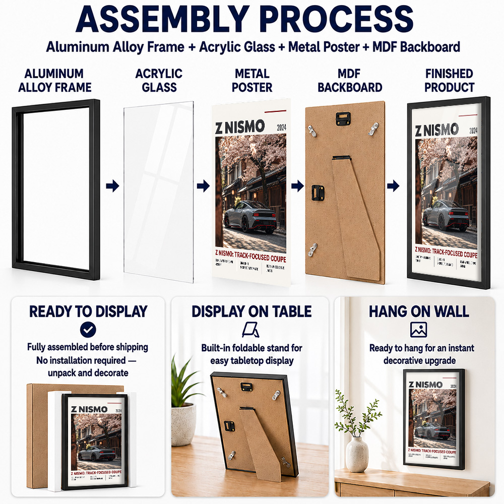 Affiche métallique personnalis - Car Mirror avis et prix