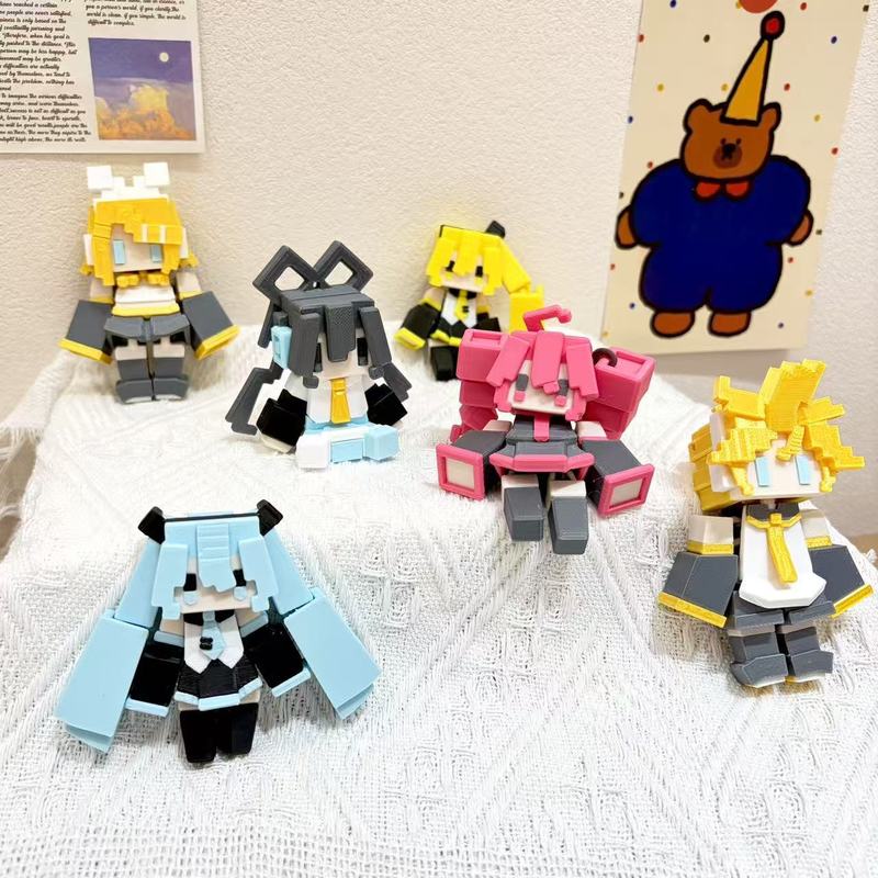 Porte-clés imprimé en 3D Hatsu - Car Accessories Japanese avis et prix