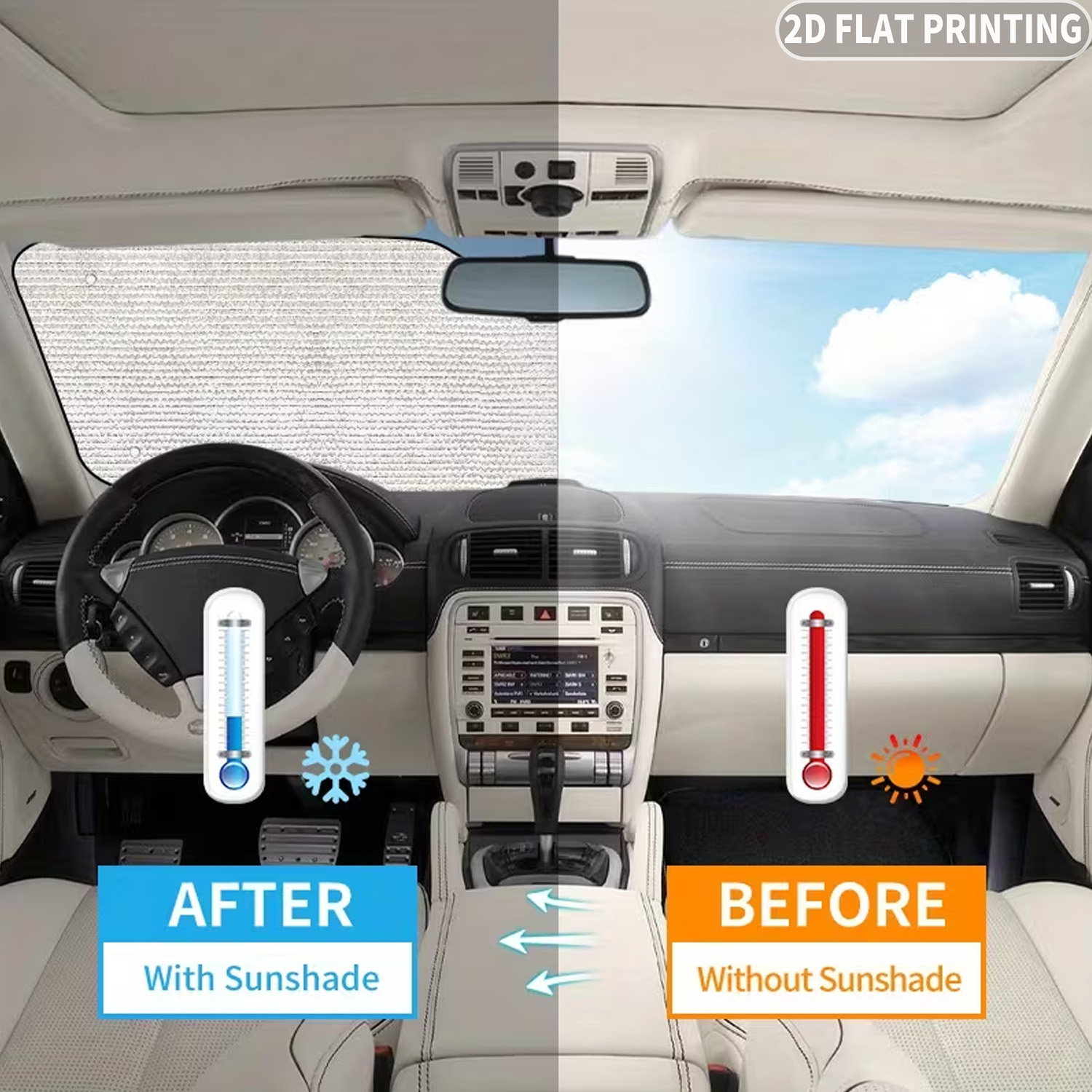 Pare-soleil universel pour par - Windshield Sun Shade avis et prix