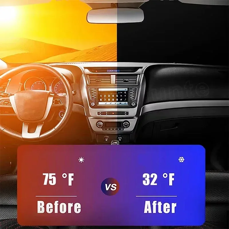 Pare-soleil pliable pour pare- - Windshield Sun Shade avis et prix